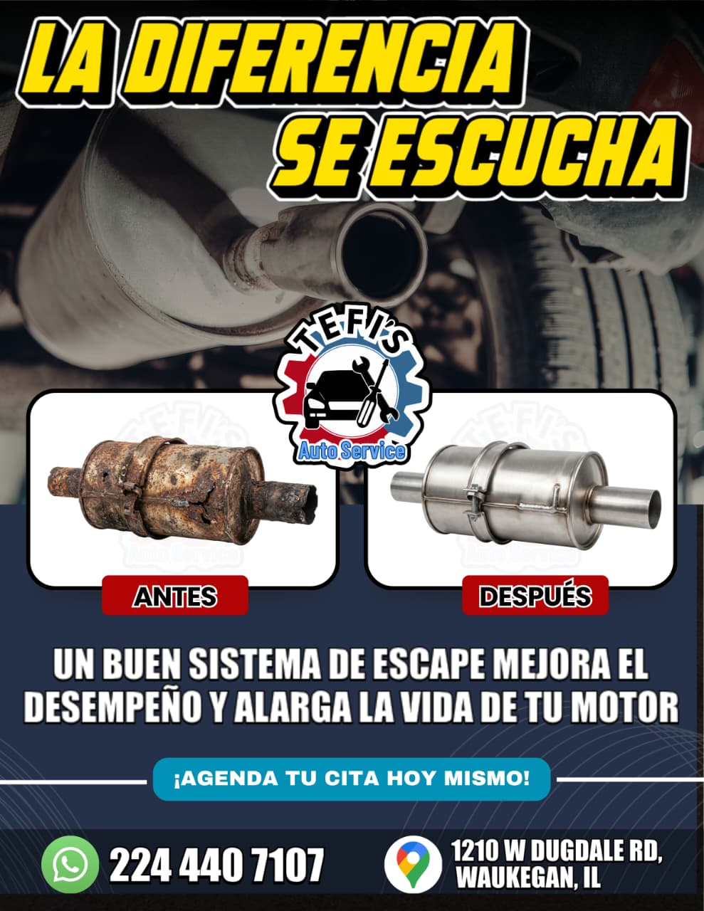 Promoción 6 TEFI'S Auto Service